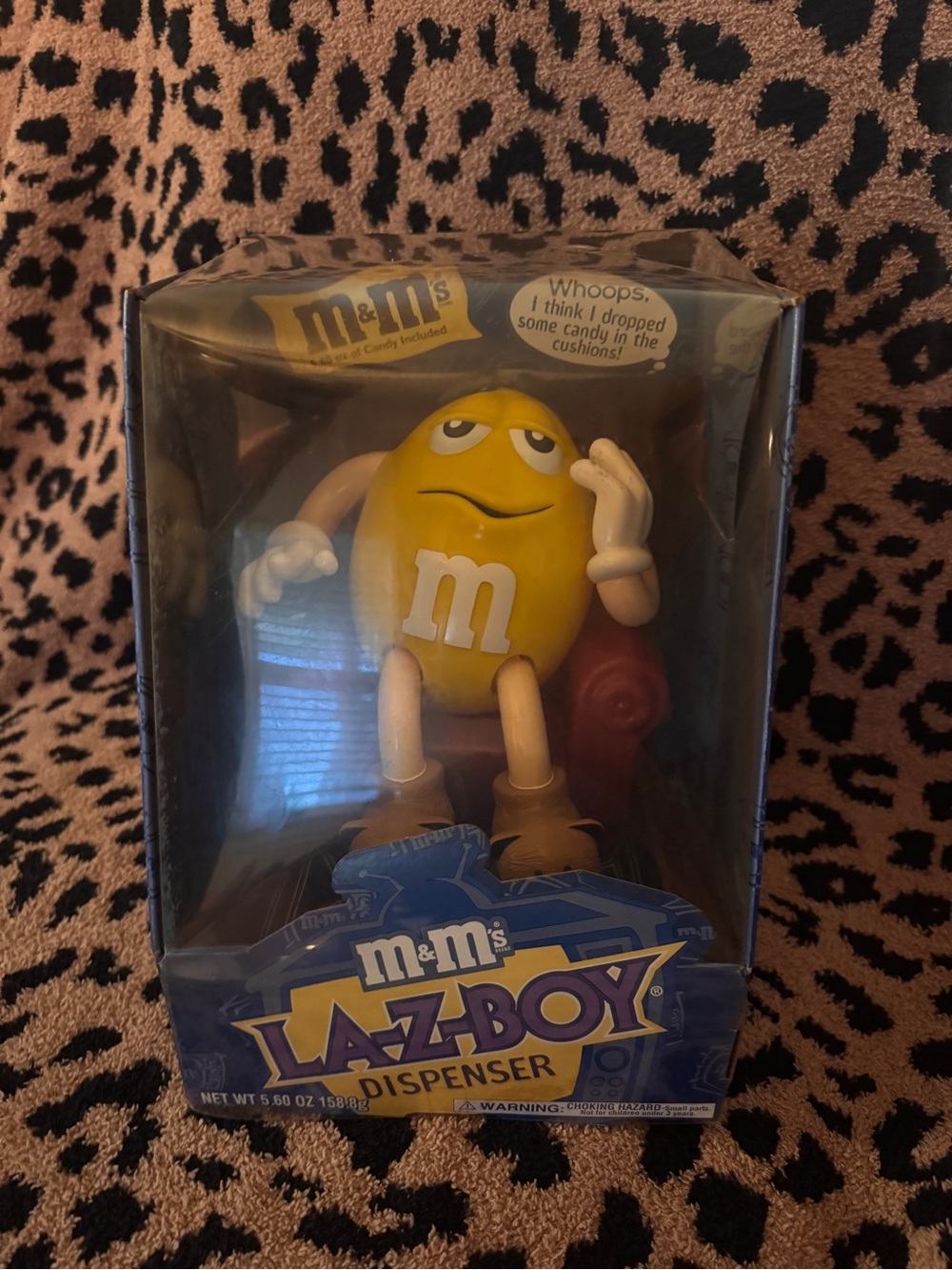 M&M's Yellow Laz-Boy Candy Dispenser - Yellow